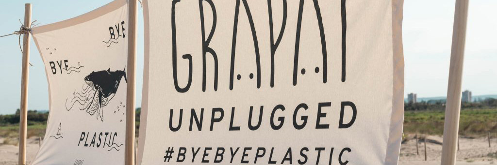 We celebrated the first #GrapatUnplugged #ByeByePlastic event by cleaning a beach in Costa Brava